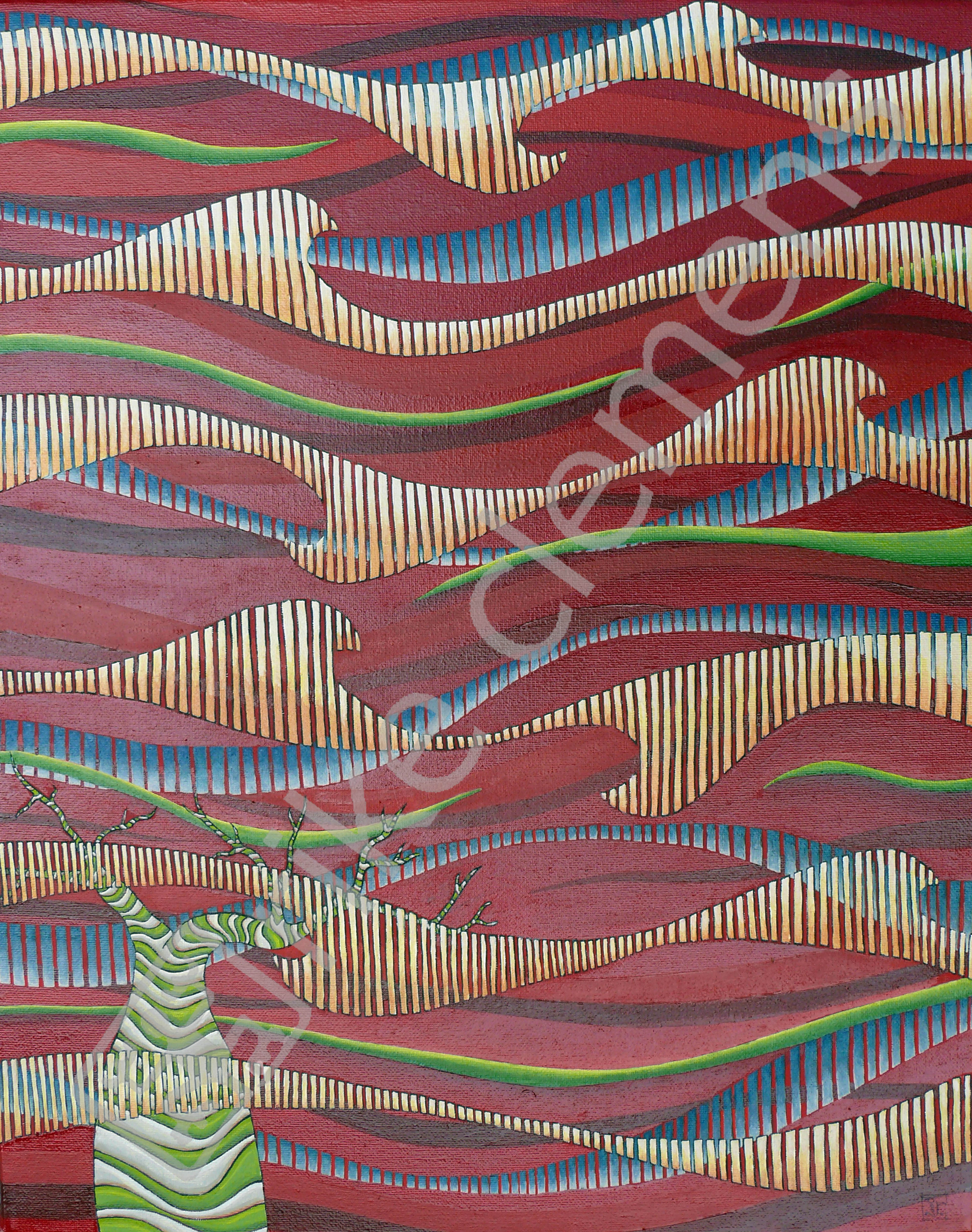deviations, oil on canvas 2008 (40x50)