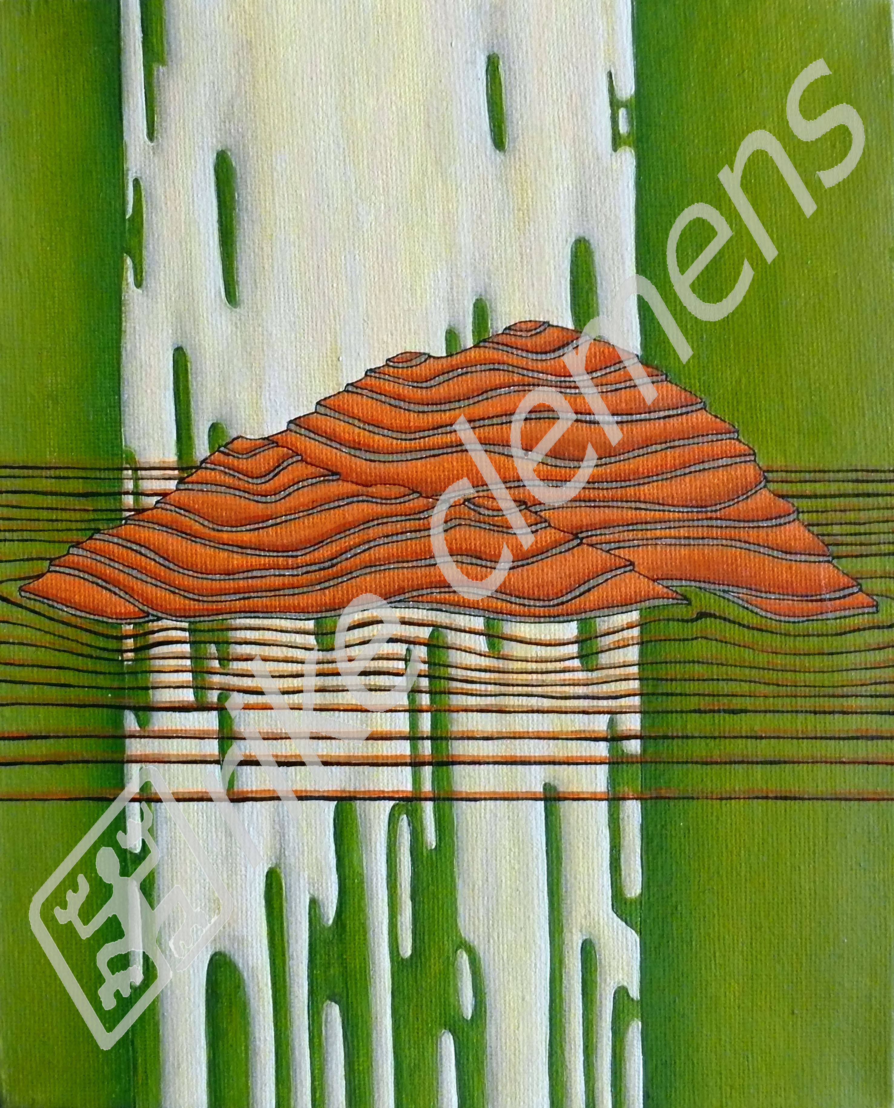 stream III, oil on canvas 2009 (20x25)